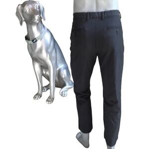 Greg Norman Golf Trouser Black Polyester Pants Men's Size 36 x 30